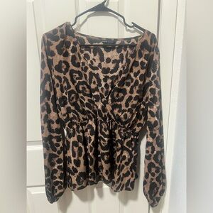 Animal Print Blouse